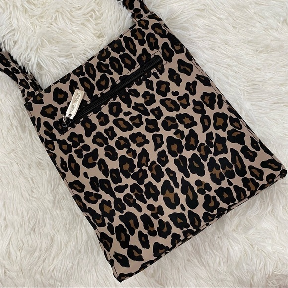 Nine West | Vintage Leopard Print Shoulder Bag | Black & Brown - Picture 2 of 12